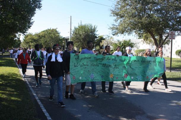 A walk to remember: Students raise awareness by participating in charity walks