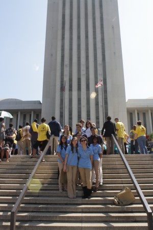 Students rally for education