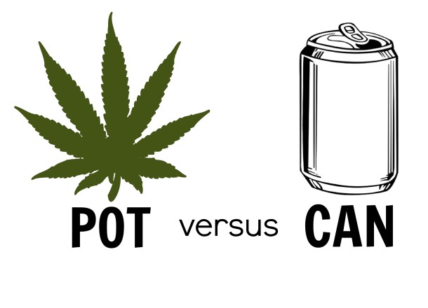 Two evils: marijuana or alcohol?