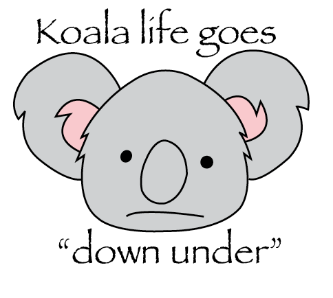 Koala life goes down under