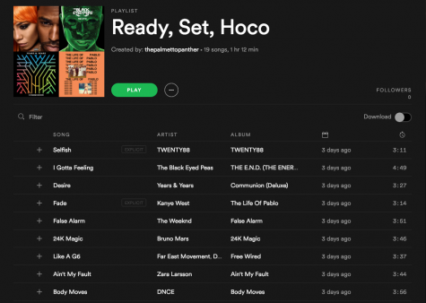 Homecoming playlist