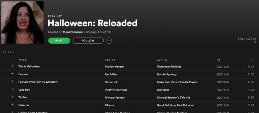 Halloween: Reloaded Playlist Available Now