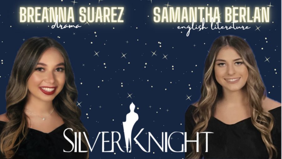 Palmetto’s Silver Knight Nominees: Breanna Suarez for Drama and Samantha Berlan for English Literature