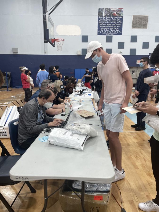 Class sponsor Mr. Gonzalez recruited Ms. Spivak and Mr. Spiegelman to help distribute graduation tickets and other requirements for the ceremony.