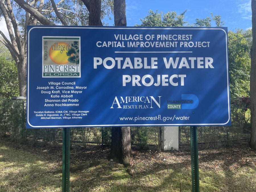 Pinecrest+is+in+the+process+of+connecting+homes+to+the+county%E2%80%99s+Potable+Water+System+in+efforts+to+improve+water+infrastructure.
