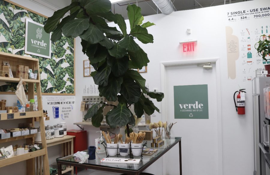 Verde Market's waste-free setup.