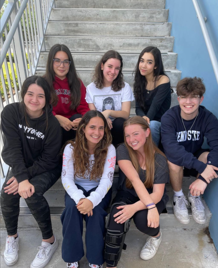 The Panther 2022-23's leadership team.