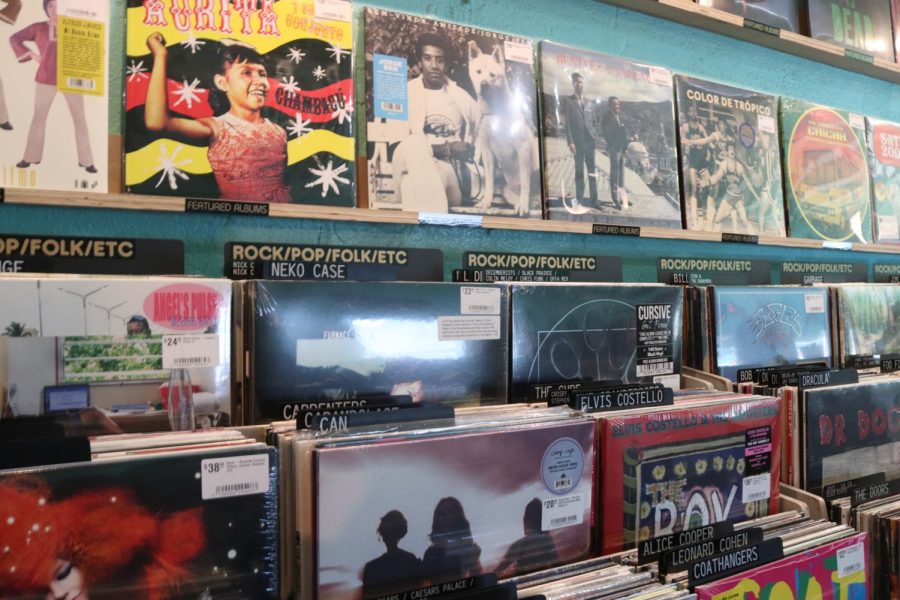 Sweat records, located in Little Haiti, contains a large alternative and retro selection.