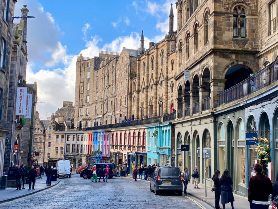 Edinburgh, Scotland — Victoria Street, known as the most photographed street in the country, inspired “Harry Potter” author J.K. Rowling in the creation of Diagon Alley, the wizardly shopping plaza in the books and movies. The street contains tons of shops that stand out by their colorful exteriors.
