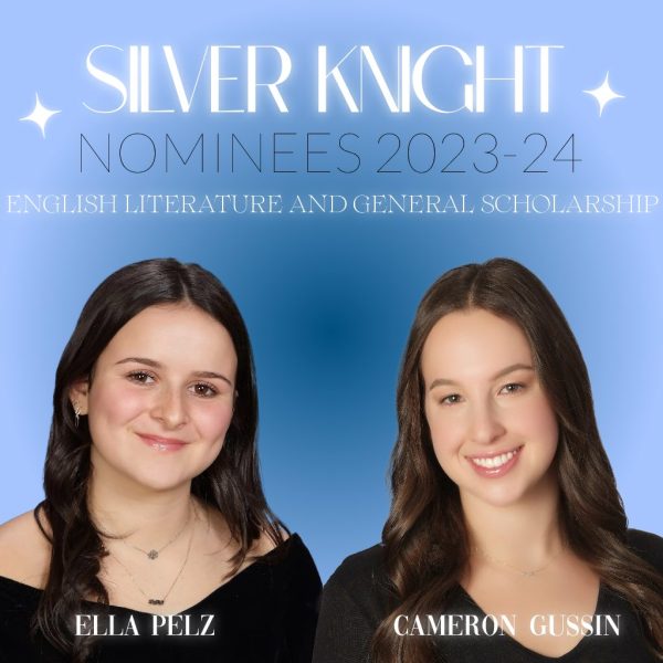 Palmetto’s 2023-2024 Silver Knight Nominees: Ella Pelz for English Literature and Cameron Gussin for General Scholarship